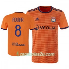 Camisolas de Futebol Olympique Lyonnais Houssem Aouar 8 Equipamento 3ª 2018/19 Manga Curta
